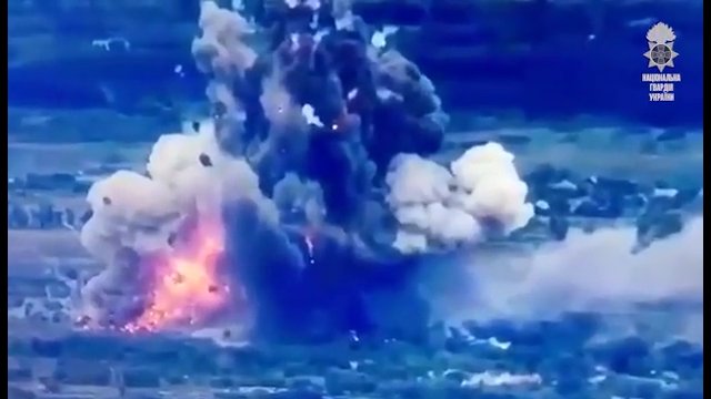 Armia Ukraińska zanotowała spektakularne zniszczenie rosyjskiego składu amunicji