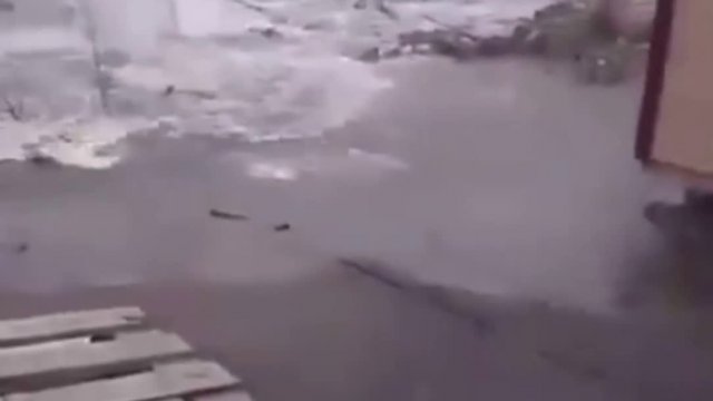 Tak wyglądają roztopy w Rosji