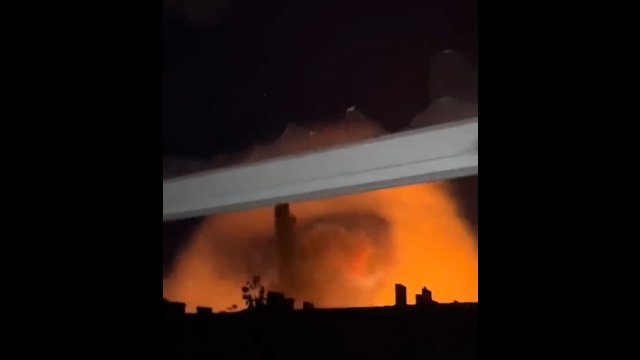 Wybuch elektrowni cieplnej w Charkowie