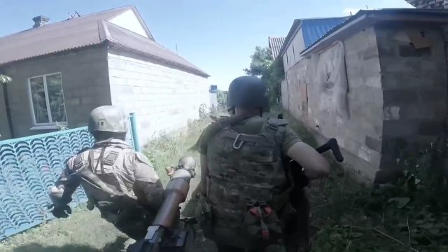 Nagranie GoPro rosyjskiego wolontariusza walczącego w Donbasie