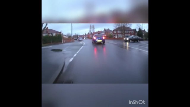 Rowerzysta nagrał, jak został potrącony przez samochód