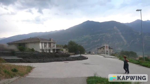 Ogromna lawina błotna w Szwajcarii