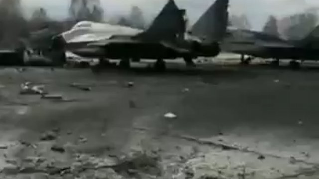 Wynik ataku na lotnisko w Iwano-Frankowsku zostały uszkodzone samoloty Ukrainy