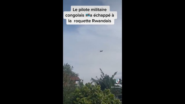 Su-25 lecący w kierunku Gomy zostaje trafiony przez MANPADS