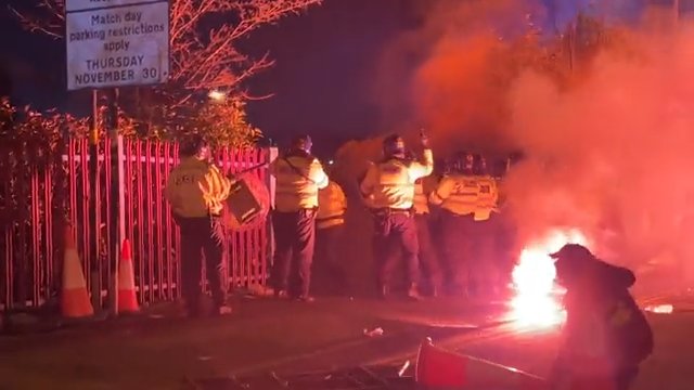Angielska policja starła się z kibicami Legii Warszawa. Chaos w Birmingham!