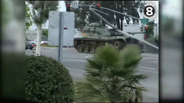 „San Diego Tank Rampage”, czyli policyjny pościg za kradzionym czołgiem