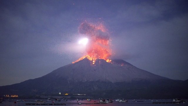 Erupcja Sakurajimy