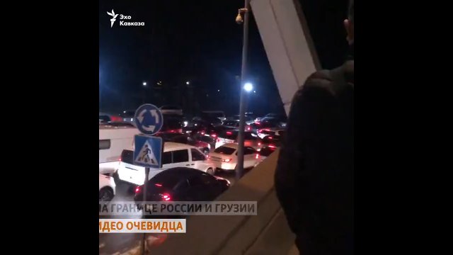 Granica Rosji z Gruzją. Rosjanie uciekają w strachu przed mobilizacją