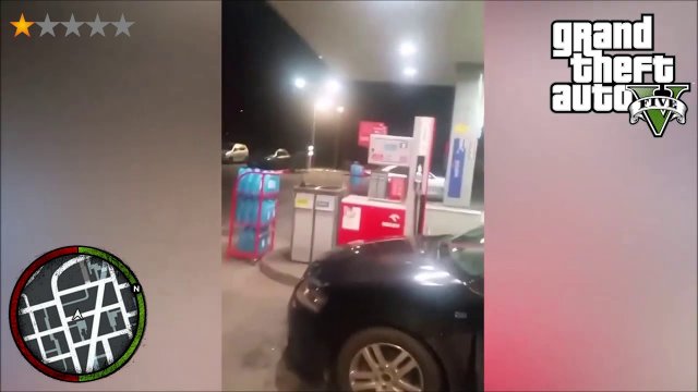 Kobieta w BMW demoluj stacje benzynową ORLEN   Policja strzela nieudolnie   Wersja GTA
