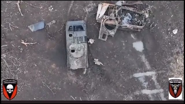 Zrzucone z drona granaty trafiły w grupę Rosjan. Skutki okazały się bolesne
