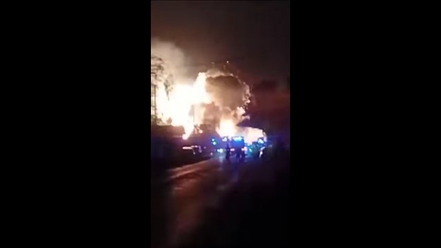 Ogromna eksplozja na stacji benzynowej w Rumunii [WIDEO]