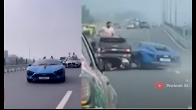 Kierowca rozbił indyjski supersamochód. Tak wyglądają skutki brawurowej jazdy!
