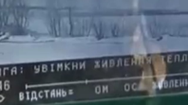Operator „Stugna-P” niszczy rosyjski czołg