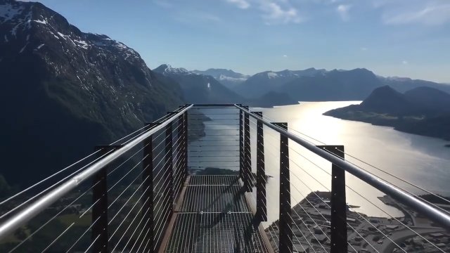 Niezwykły punkt widokowy w Norwegii
