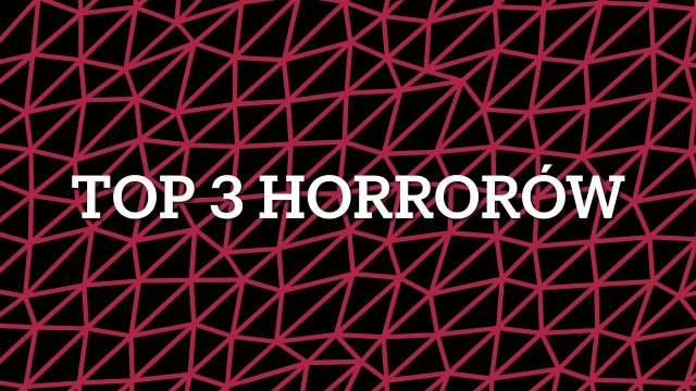 Top 3 horrorów #top #topka #horrory
