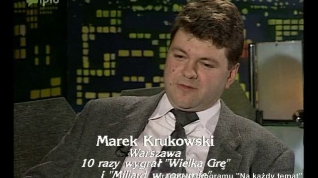 Marek Krukowski o marihuanie.