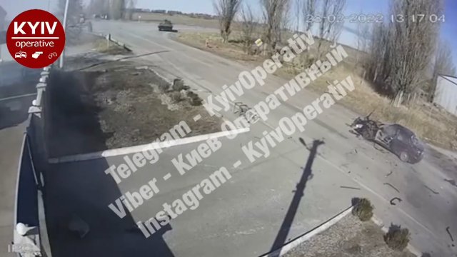 Ruskie wojsko zabija cywili strzelając do przejeżdżających samochodów cz.1