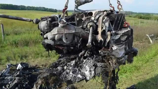 Wypadek Lamborghini Huracan przy prędkości 312km/h. Nagranie ze środka auta.