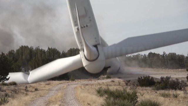 Szybki demontaż turbiny wiatrowej