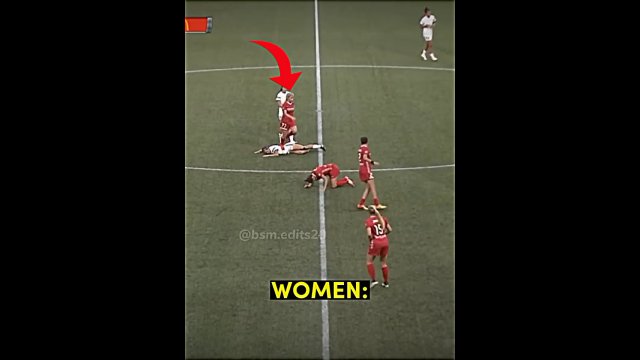 Różnica między piłką nożną kobiet i mężczyzn... [WIDEO]