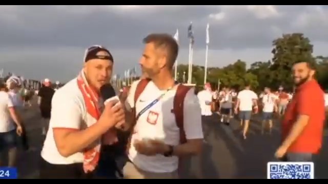 Kibicowi puściły nerwy na wizji po meczy Polska - Austria [WIDEO]