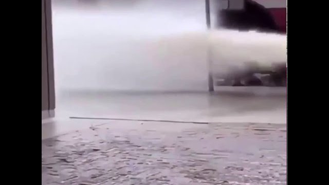 Drobny wypadek przy hydrancie