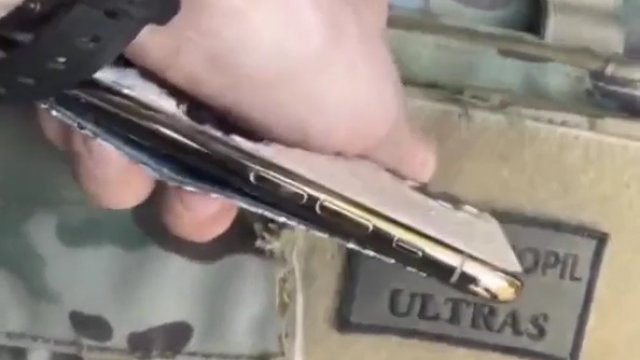 iPhone 11 Pro uratował życie żołnierzowi ukraińskiej armii