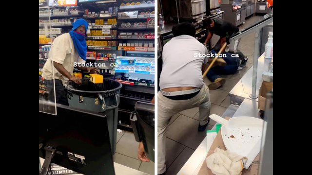 Pracownicy dali nauczkę złodziejowi, który regularnie wpadał do ich sklepu