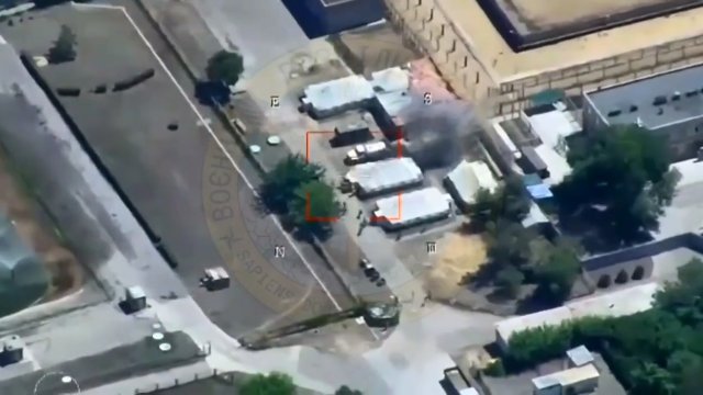 Atak polskimi dronami Warmate w Energodarze