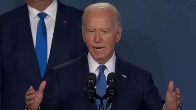 Na konferencji prasowej Joe Biden oddając głos Zełenskimu pomylił go z... Putinem [WIDEO]