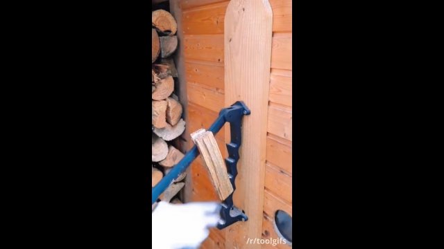 Jak działa ręczna łuparka do drewna