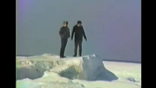 Nagranie zamarzniętego Bałtyku w 1987 roku. Kiedyś to były zimy