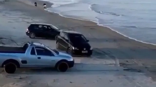 Jazda skuterem po plaży to nie był dobry pomysł