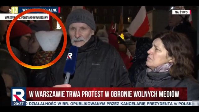 Kiss Cam w Telewizji Republika. Polska flaga wystąpiła w roli cenzury