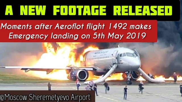 Wypłynęło nowe nagranie z awaryjnego lądowania lotu 1492 linii Aeroflot