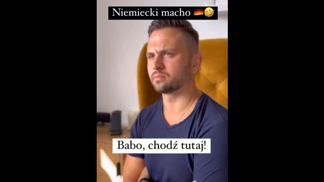 Niemiecki macho w akcji! Od razu wiadomo kto rządzi w tym domu