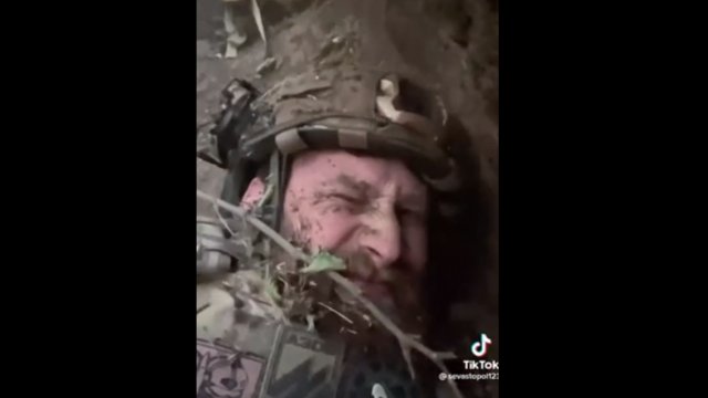 Żołnierz ukraiński wiedział że nadciąga poważne zagrożenie. Miał przeogromne szczęście