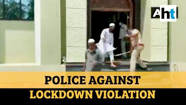 COVID-19 | Indyjska policja vs muzułmanie łamiący zakaz zgromadzeń