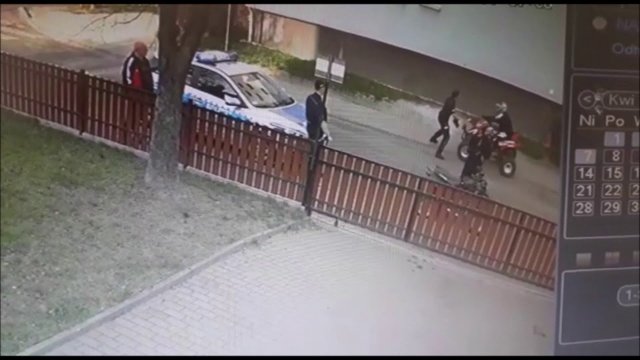 Potrącenie policjantki przez quad