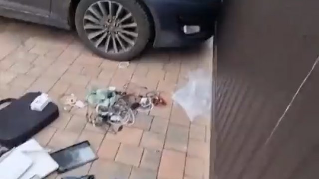 Złapano ruskich maruderów w kradzionym samochodzie