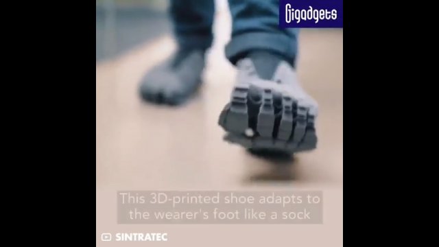 Wydrukowali buty w drukarce 3D, które dopasowują się do stopy użytkownika [WIDEO]