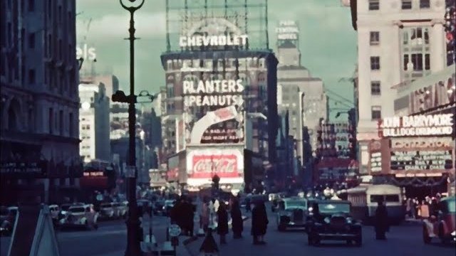 Nowy Jork w kolorze, 1930 rok.