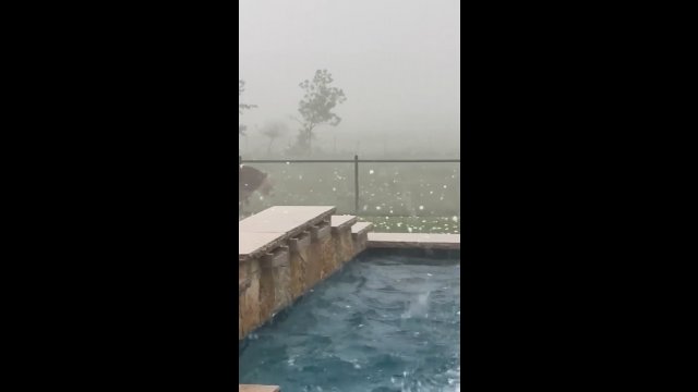 Niewiarygodna burza gradowa w Teksasie