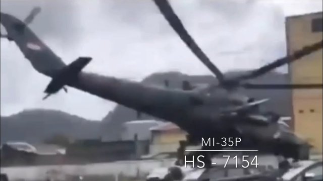 Nieudany start Mi-35 (Mi-24)