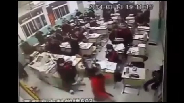 Uczeń wyskoczył z okna w chińskiej szkole