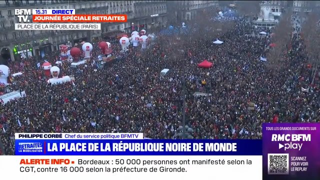 Ponad 1,2 miliona ludzi protestuje przeciwko podwyższeniu wieku emerytalnego we Francji