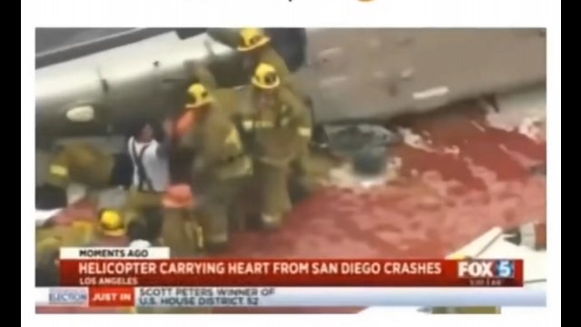 Helikopter z sercem do przeszczepu rozbił się na dachu szpitala