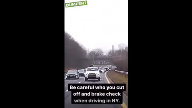 Uważaj, komu zajeżdżasz drogę i wyhamowujesz podczas jazdy