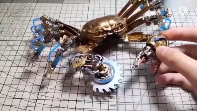 Tworzenie kraba cyborga przy użyciu prawdziwego kraba