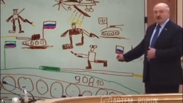 Łukaszenka prezentuje plan ataku na Ukrainę